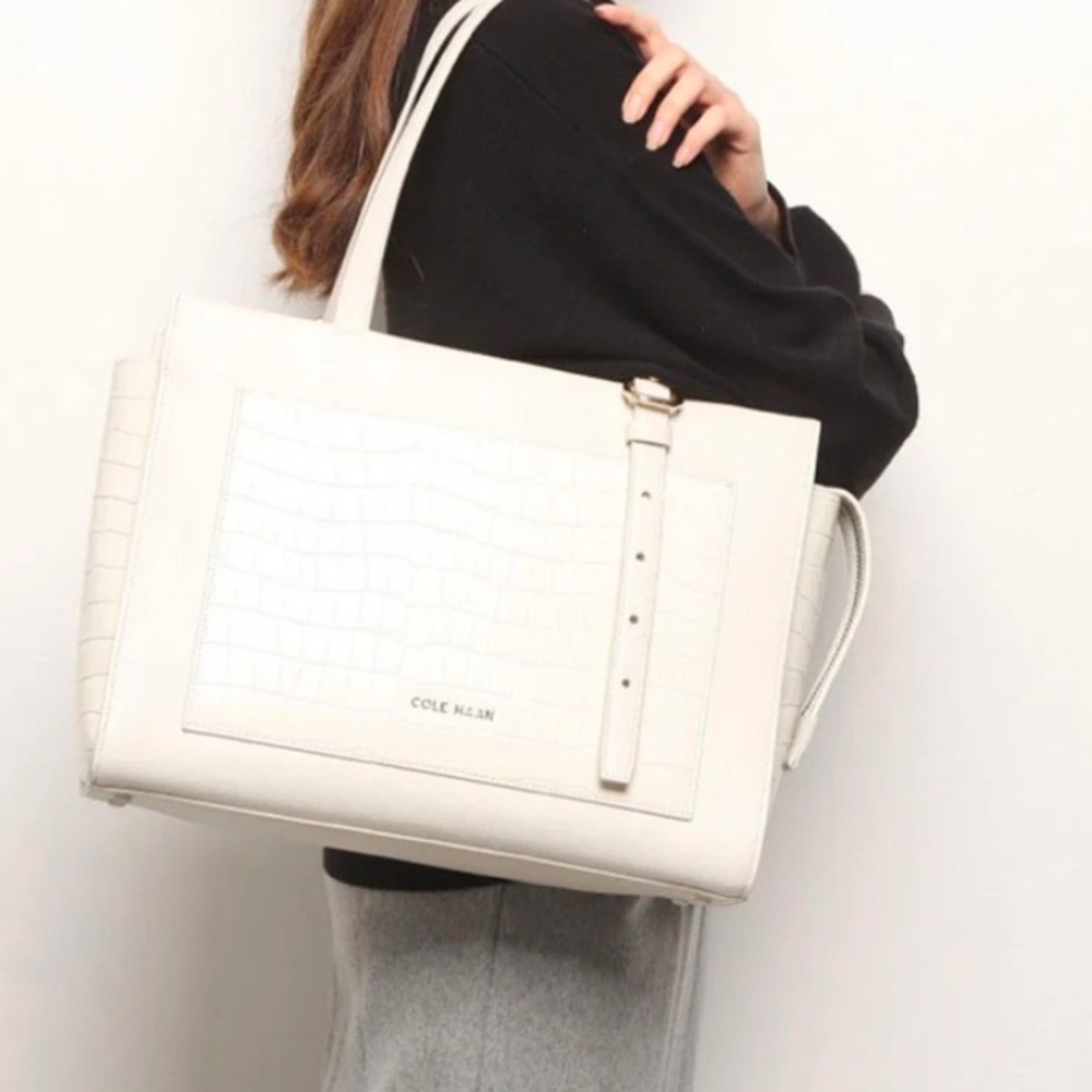Cole Haan Cream Tote Bag